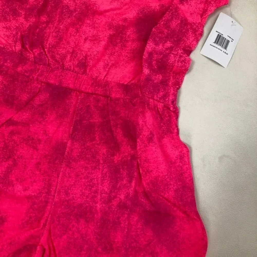 Hurley colorful pink active jumpsuit outfit 5037 - Picture 3 of 4